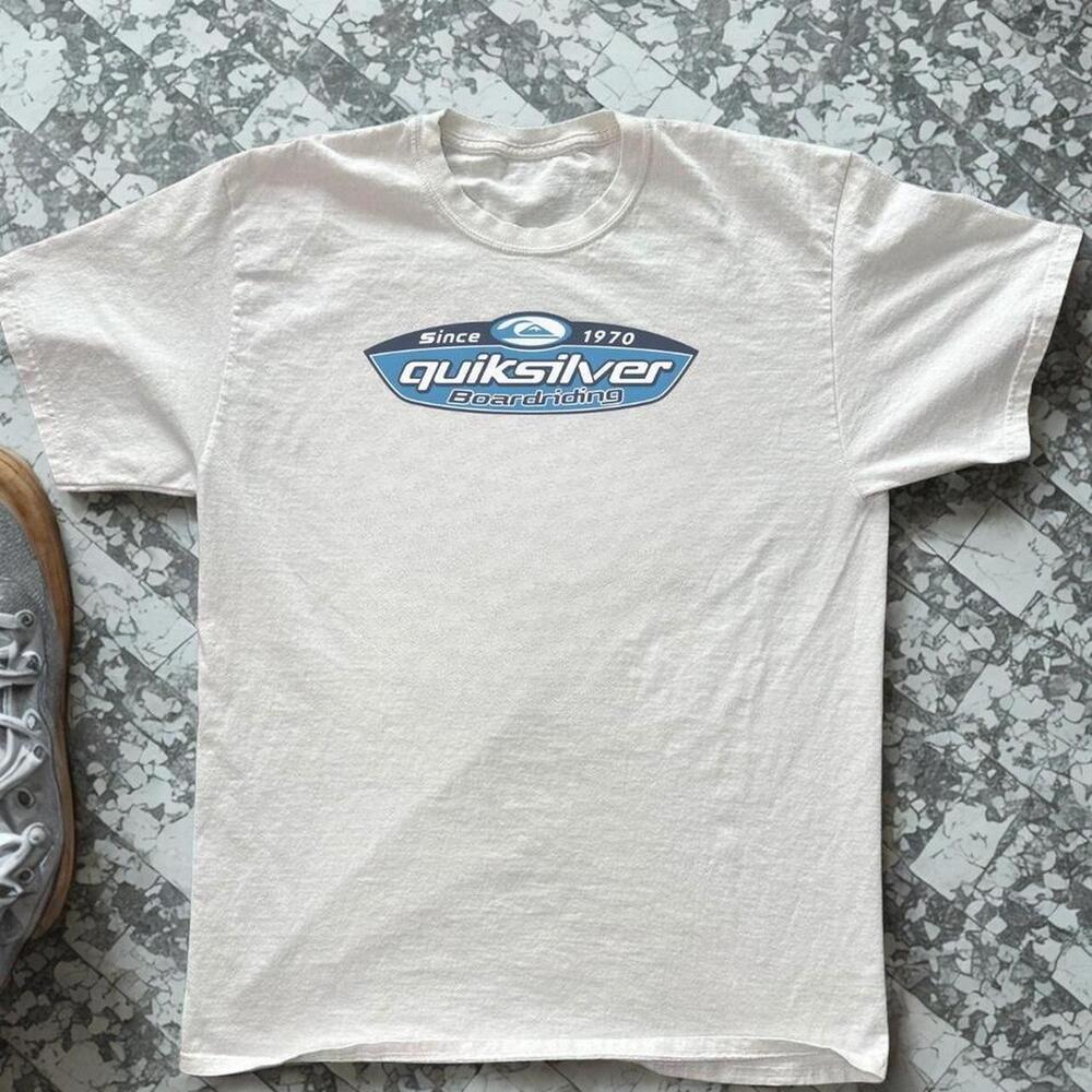 Quiksilver White Surf Tee